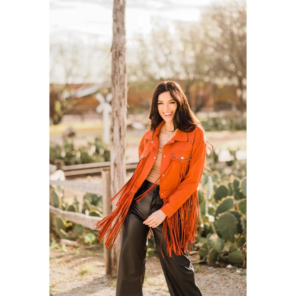 TO THE RANCH FRINGE JACKET